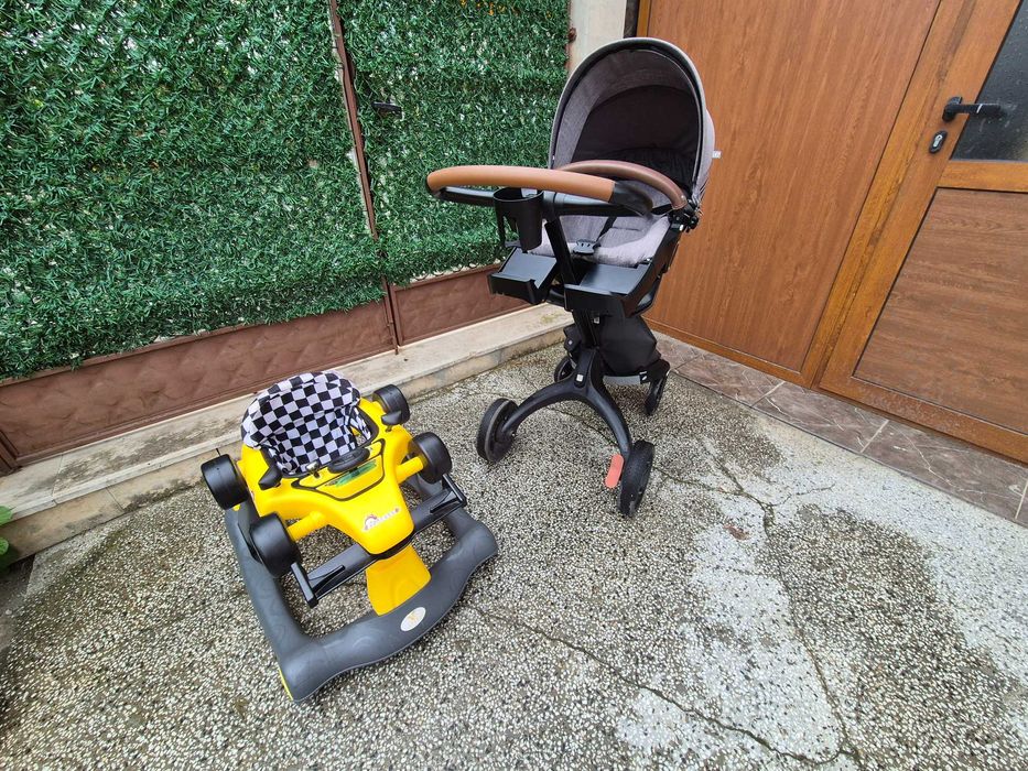 ТОП ОФЕРТА! Детска количка  Stokke Xplory V6 + Подарък проходилка