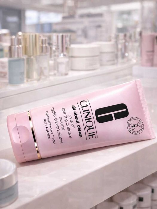 Clinique AllAbout Clean Foaming Cleanser,kombinatsiyalangan teri uchun