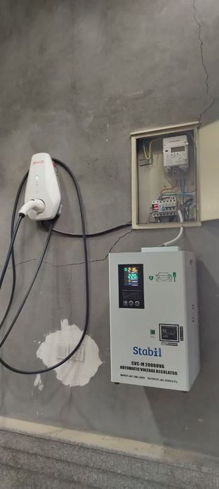 Установка электро зарядки 100