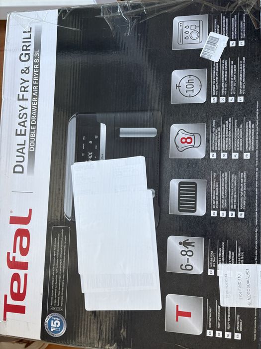 Tefal Dual Easy Air Fryer! Produsul este Nou Sigilat!!