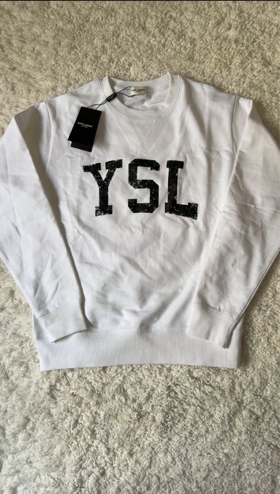 Bluza crewneck ysl saint laurent slp