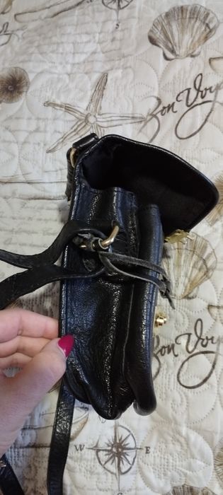 Маркова дамска чанта от естествена кожа