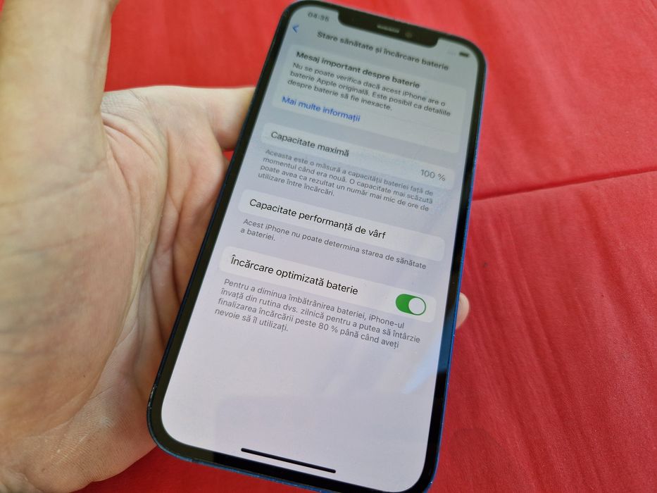 -Iphone 12, Blue, 128Gb, 4Ram, Bat: 100%, stare perfecta functionare, zgarieturi sticla, poze reale, doar telefonul, nici o restrictie