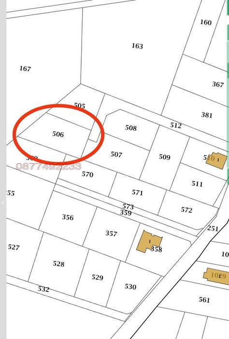 Продава се Парцел в с. Браниполе, Област Пловдив - 900 кв.м за 85 €/кв.м - Снимка #1