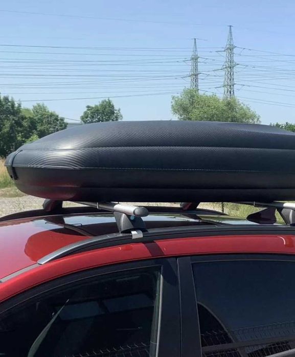 Автобокс Art Plast 133x77.8x34.5cm с ключ, 320 литра - черен карбон