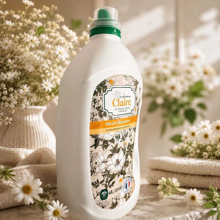 Detergent Madame Claire 4L+250ml CADOU – parfum intens și haine fresh
