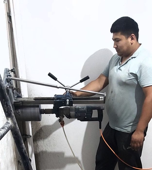 Бетон тешиш Сухой пылесосли Алмазное бурение мокрый 30см перфоратор