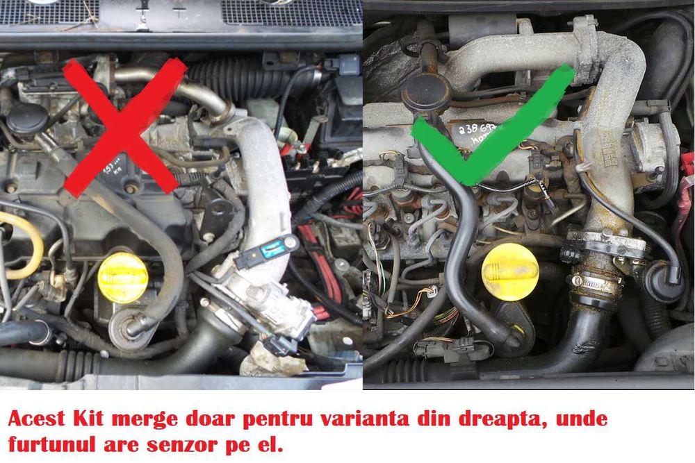 Kit Reparatie Furtun Intercooler Renault Megane 2 Scenic 1.9 DCI