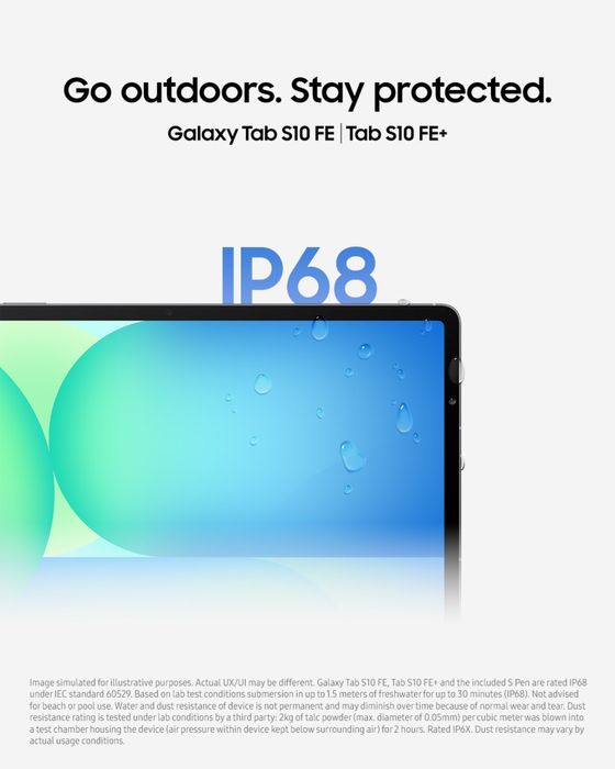 Новый модель Samsung Galaxy Tab S10 Fe and Tab S10 Fe Plus • Планшет •