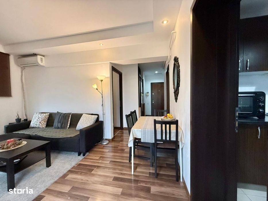 COSMOPOLIS - Apartament cu 2 camere tip studio, mobilat si utilat.