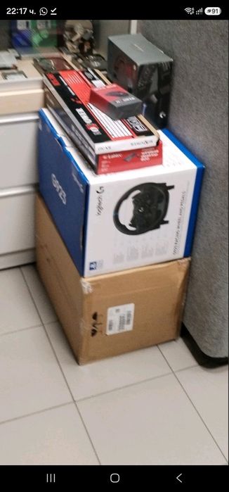 Logitech G923 волан с педали