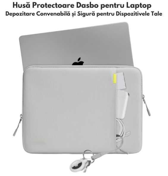 Husa de Protectie si Transport MacBook Laptop Tableta 13 14 15 16 Inch