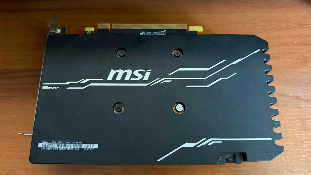 MSI GeForce GTX 1660 Ti VENTUS XS 6G – 6GB GDDR6