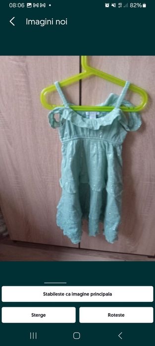 rochie noua rochita fetita 3 4 5 ani model de vara deosebit 104