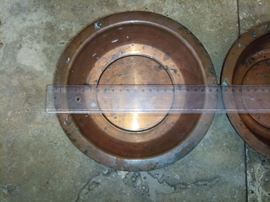 Медни бакърени чинии -2 бр. 20лв /бр