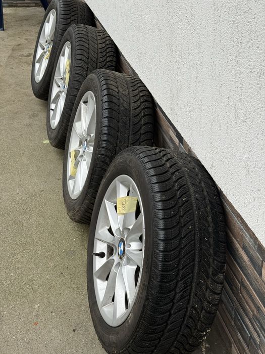 Vand jante originale BMW r16 echipate cu anvelope noi Debica de iarna