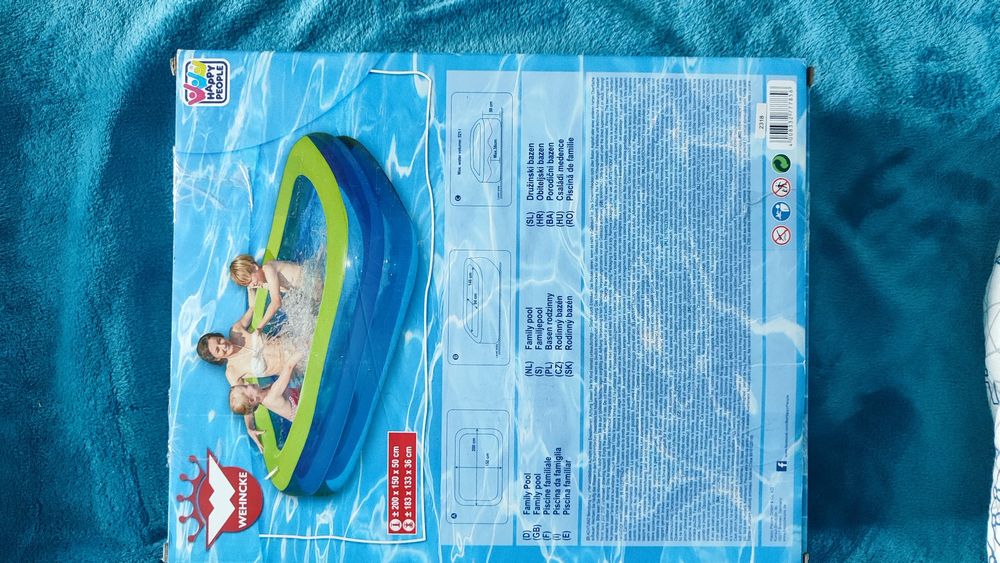 ПРОМО ЦЕНА -80 ЛВ!!!Нов! Надуваем басейн