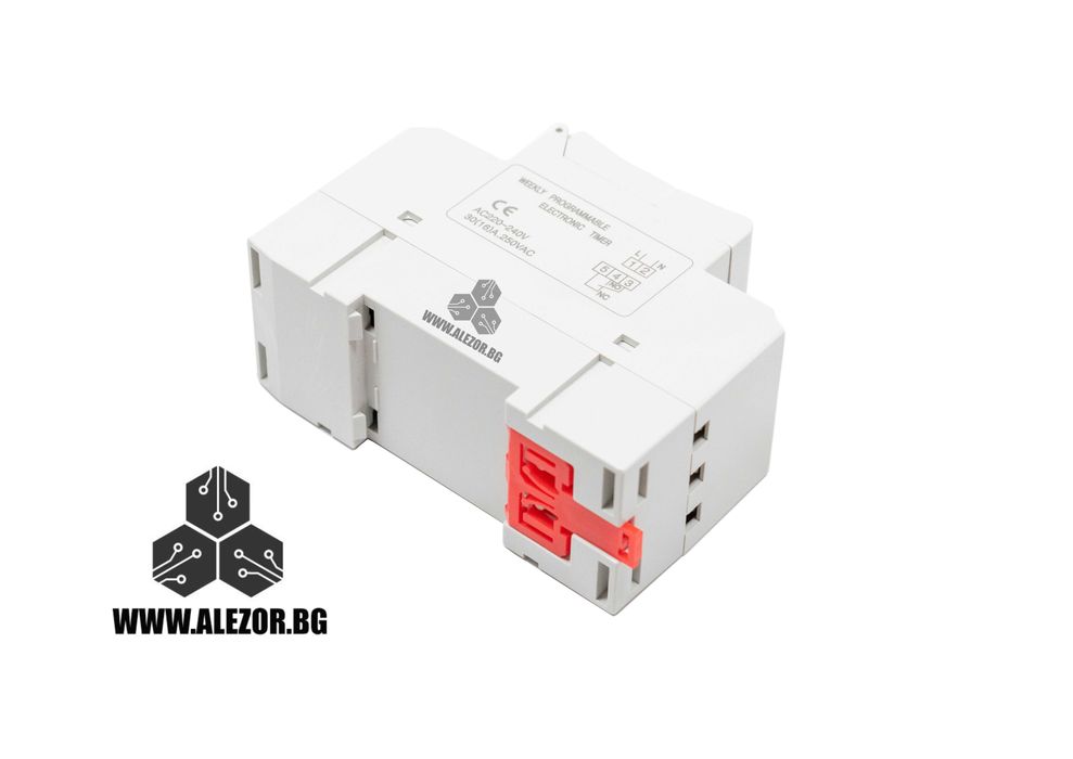 Таймер Седмичен с 20 програми, 220V AC, Релеен Изход, 20200171