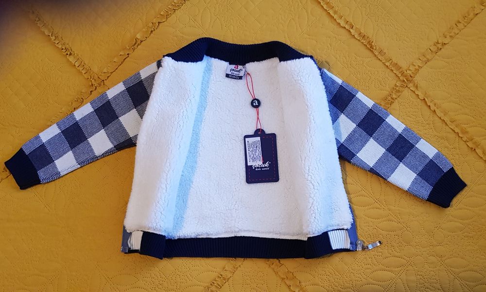 Детска ватирана жилетка, размер 92