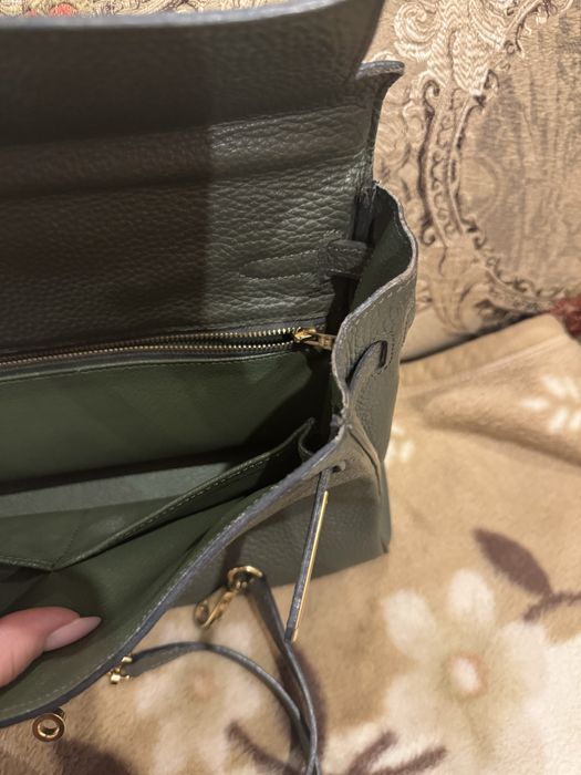 Сумка телячья бу