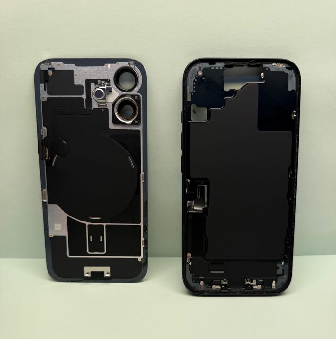 Carcasa originala iPhone 16 Black Negru camera baterie sticla rama