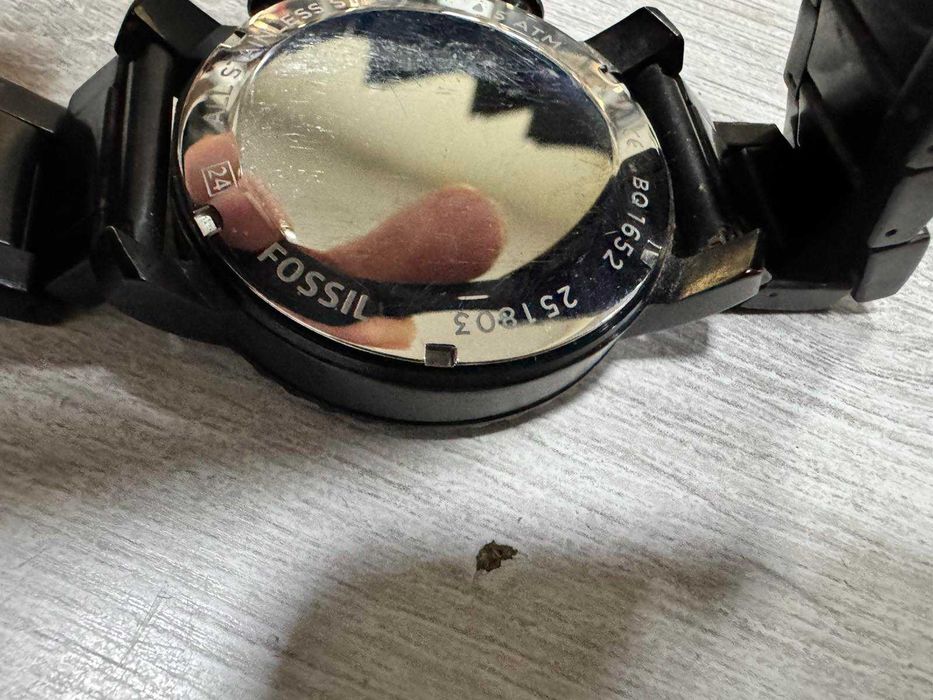 Fossil Dark Gray Chronograph Watch (BQ1652)