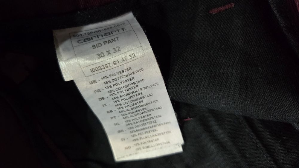 Carhartt Sid Pant 30/ 31