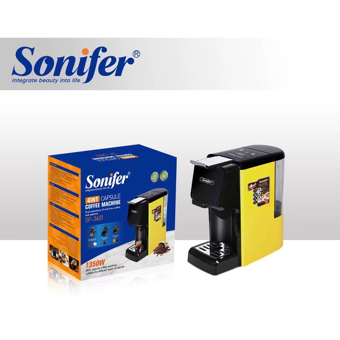 Доставка! Капсульные кофемашины Sonifer SF-3601 4 в 1