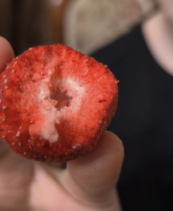 Сублимированные фрукты, мороженое