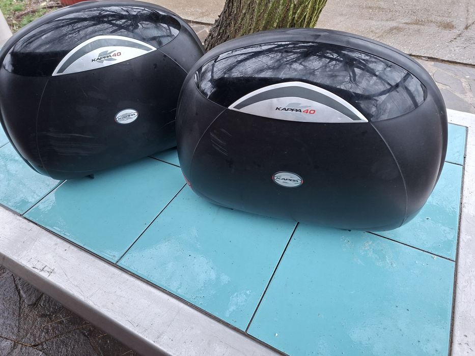 Set sidecase kappa 2 genti laterale moto prindere Monokey