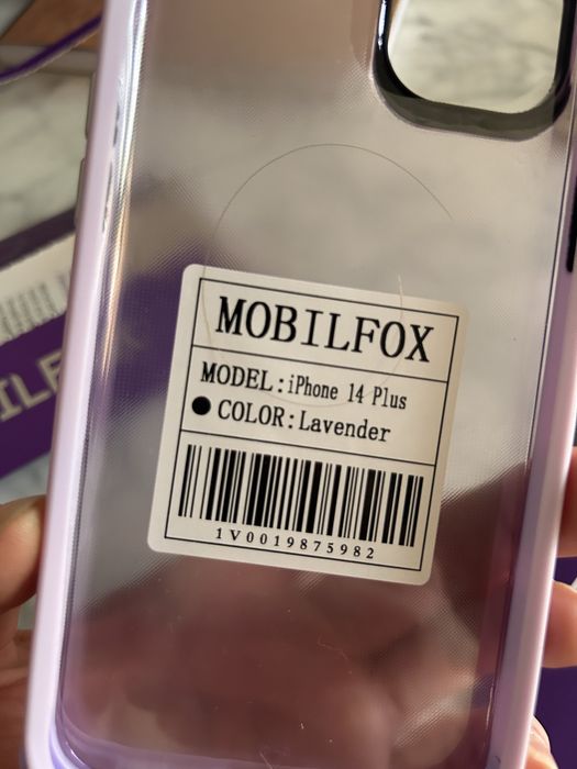 Mobilfox case iphone 14 plus lavender color