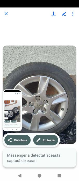 Vând genți audi fără cauciucuri