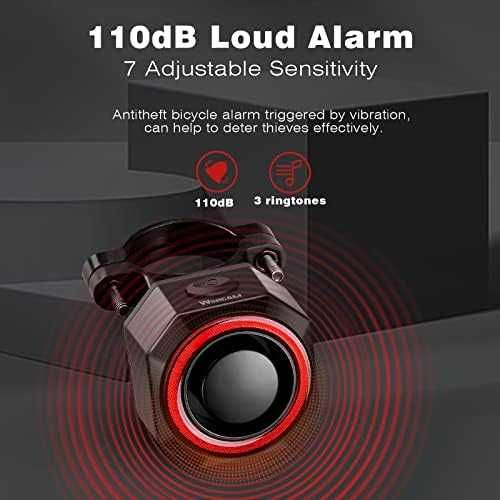Нова Смарт велосипедна задна светлина аларма USB-C IP65 160 lm колело стоп дистанционно