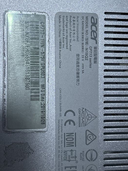 Laptop Chromebook Hp, Lenovo, Acer, laptop touchscreen