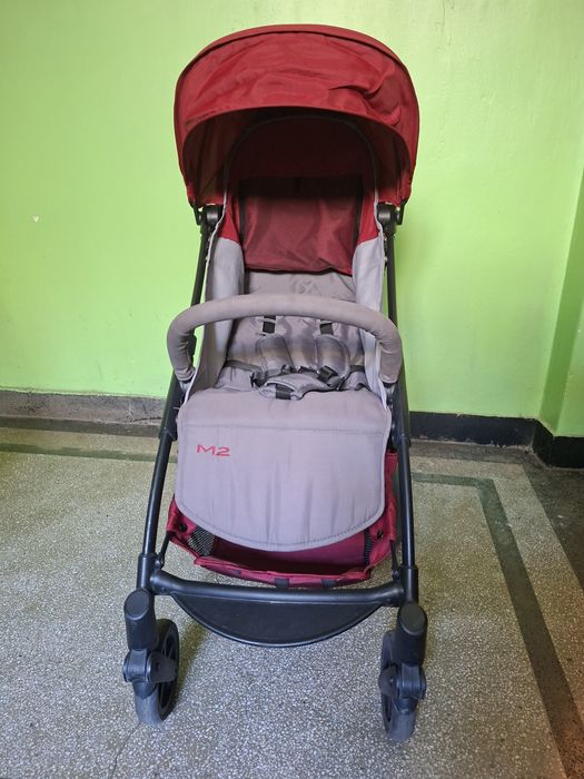 Сгъваема бебешка количка Mast M2 Fashion, Wine Red