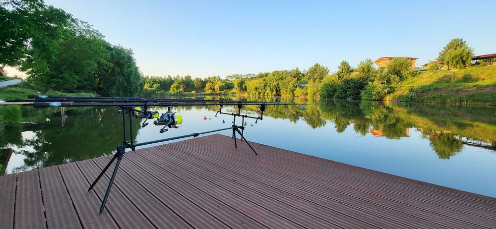 Set Complet Pescuit Crap (Lansete,Mulinete,Rod Pod,Husa)