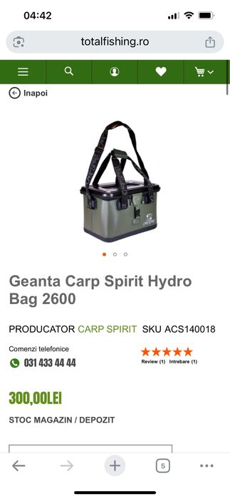 Set complet pescuit stationar