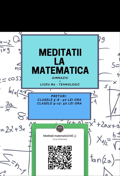 Meditatii la Matematica clasele 5-8