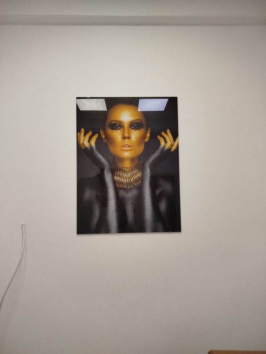 Tablou canvas sticlă securizată 90/120
