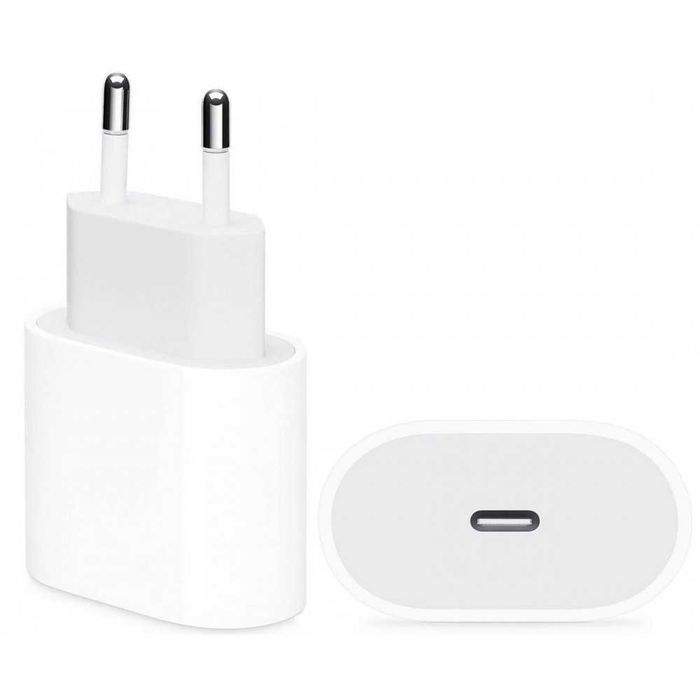 Зарядно Apple 20W USB-C за iPhone 17, iPhone 16, iPhone 15, iPhone 14