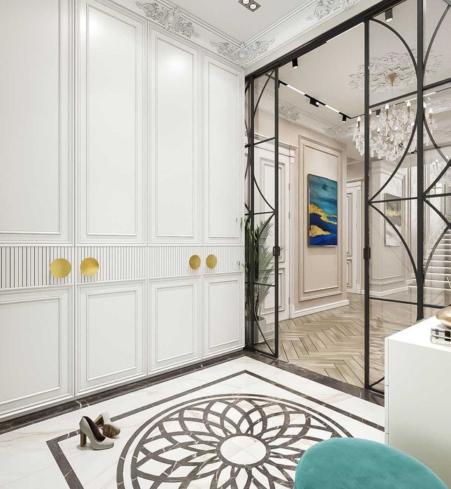 Дизайн интерьера, планирование новостроек, рабочие чертежи, надзор