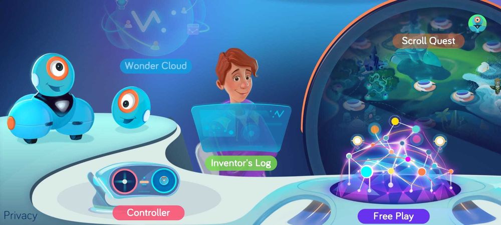 Robot inteligent, programabil Dash (by Wonder Workshop)