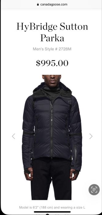 Geaca Canada Goose Hybridge Sutton Parcka , originala, ca noua !