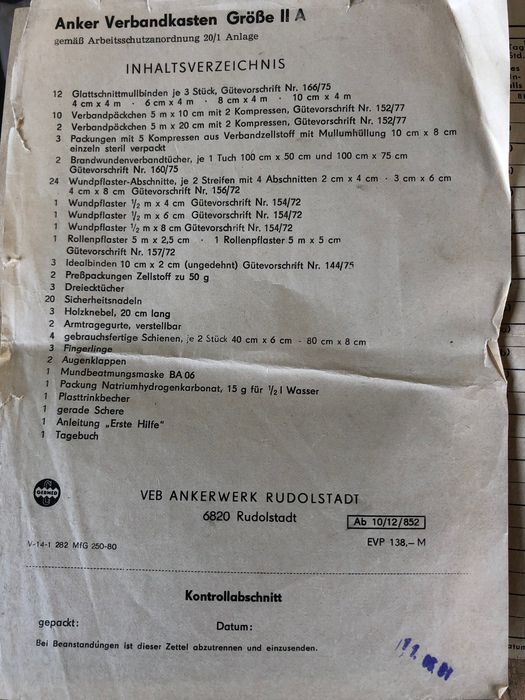 Автоаптечка за камион ИФА