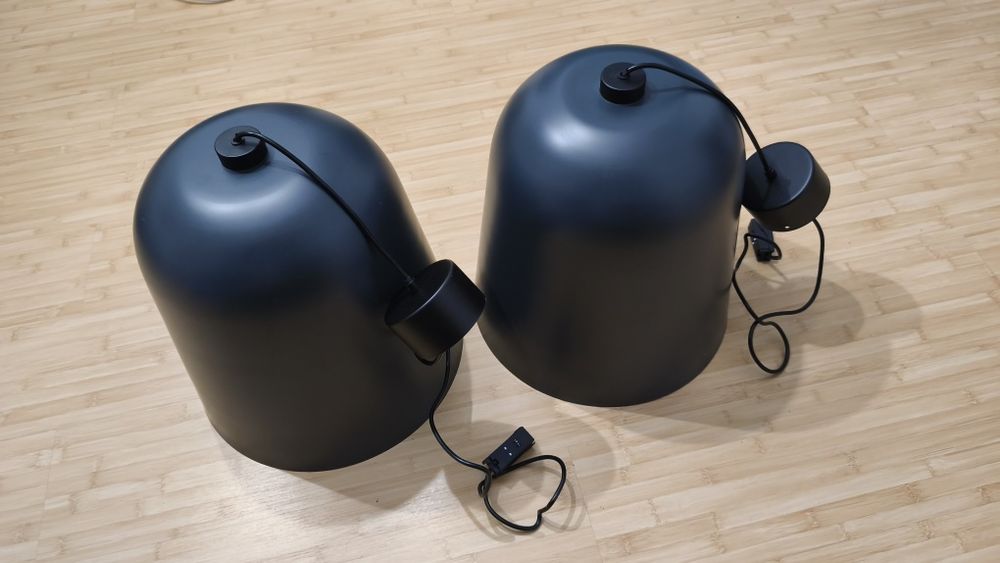 Set două lustre / candelabre clopot