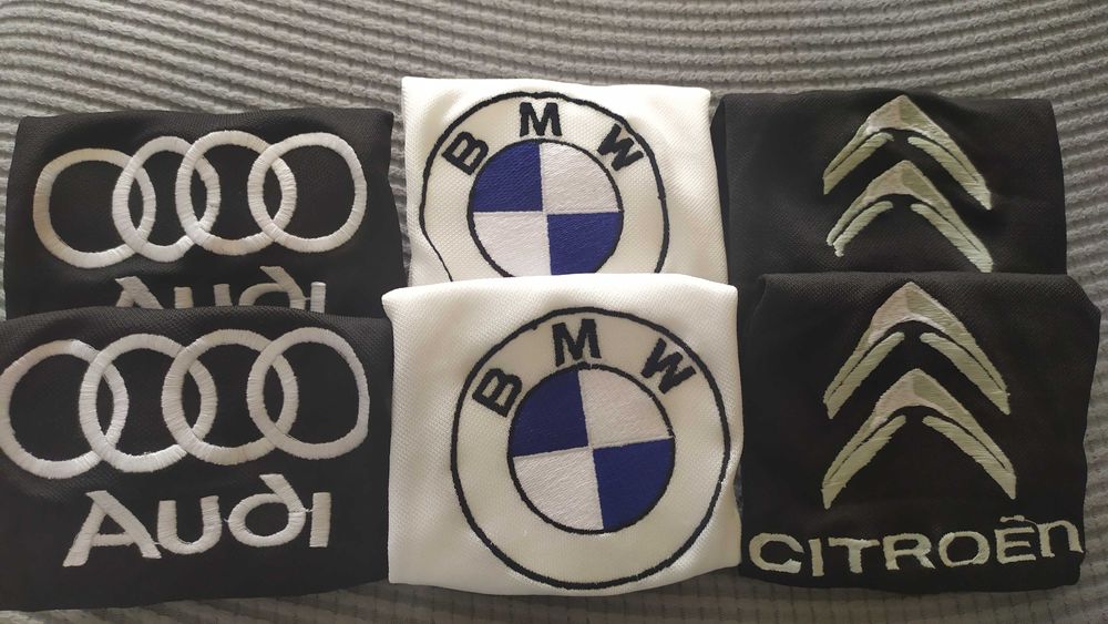 Калъфи за подглавници на автомобил- бродирани. Налични и в бяло.