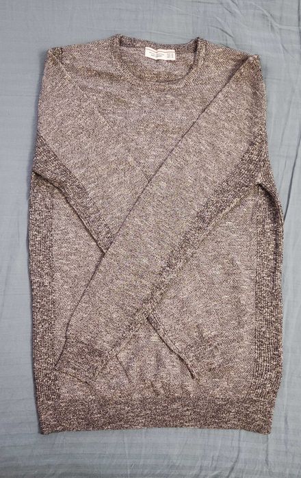 Свитера мужские серые Koton и Just!, полосатый свитер (Вьетнам)