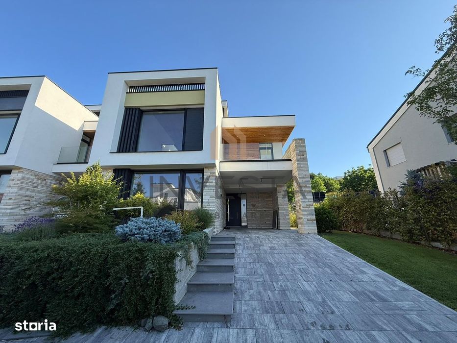 Casa moderna cu terasa panoramica de 40 mp, zona Voronet, Iris