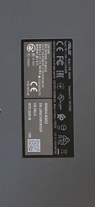 Laptop ASUS M509DA-BQ022, funcțional, pentru reparație