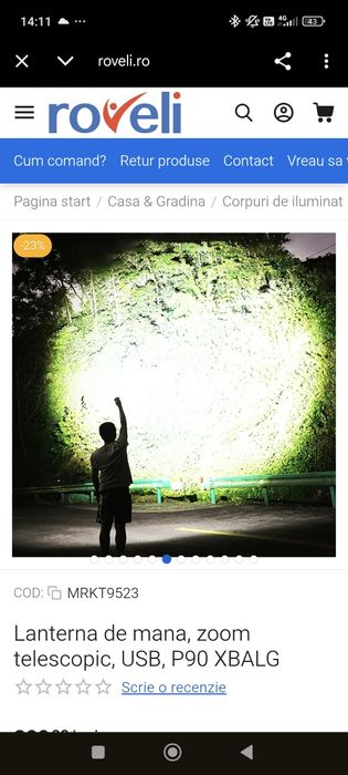 Lanterna cu zoom